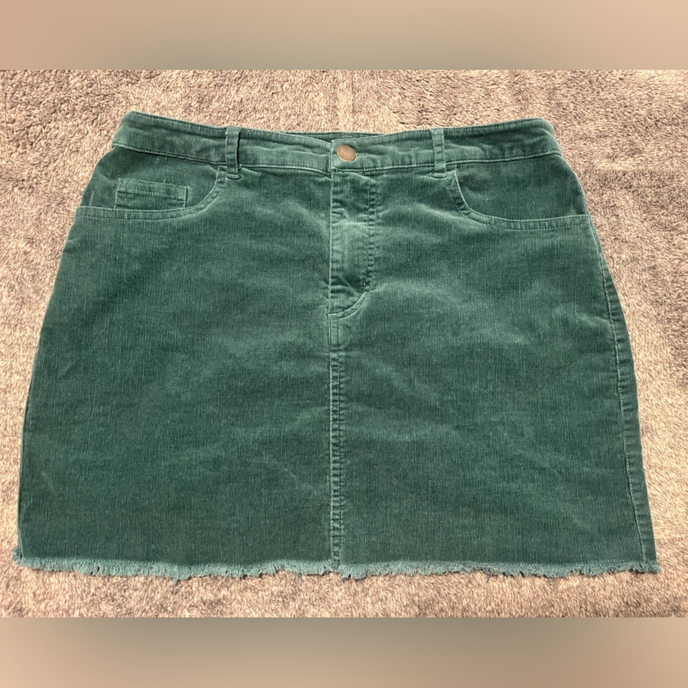 Forever 21 Teal Mini Skirt Size L
